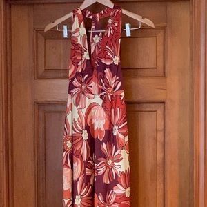 LOFT silk halter dress size 12